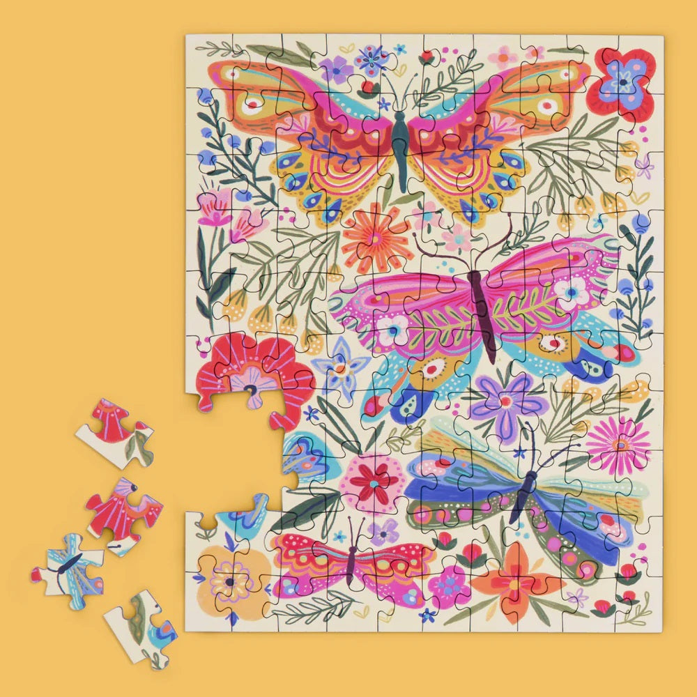 Butterfly Floral Puzzle Snax 100pc #10357
