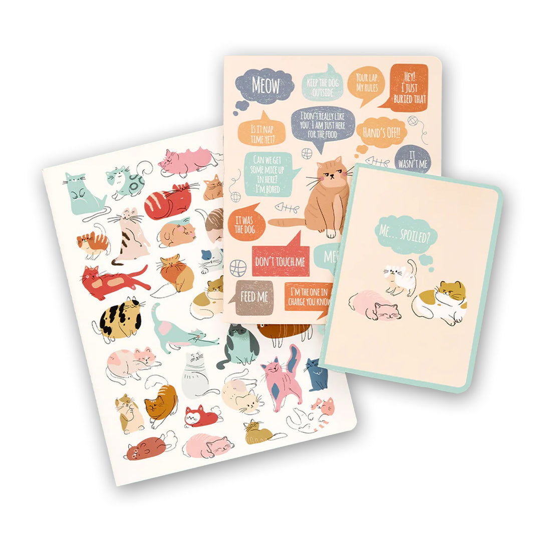 If Cats Could Talk Notebook Set #10600