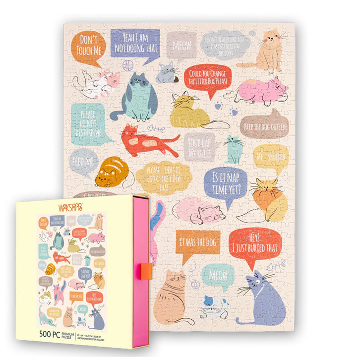 If Cats Could Talk Puzzle 500pc #10830