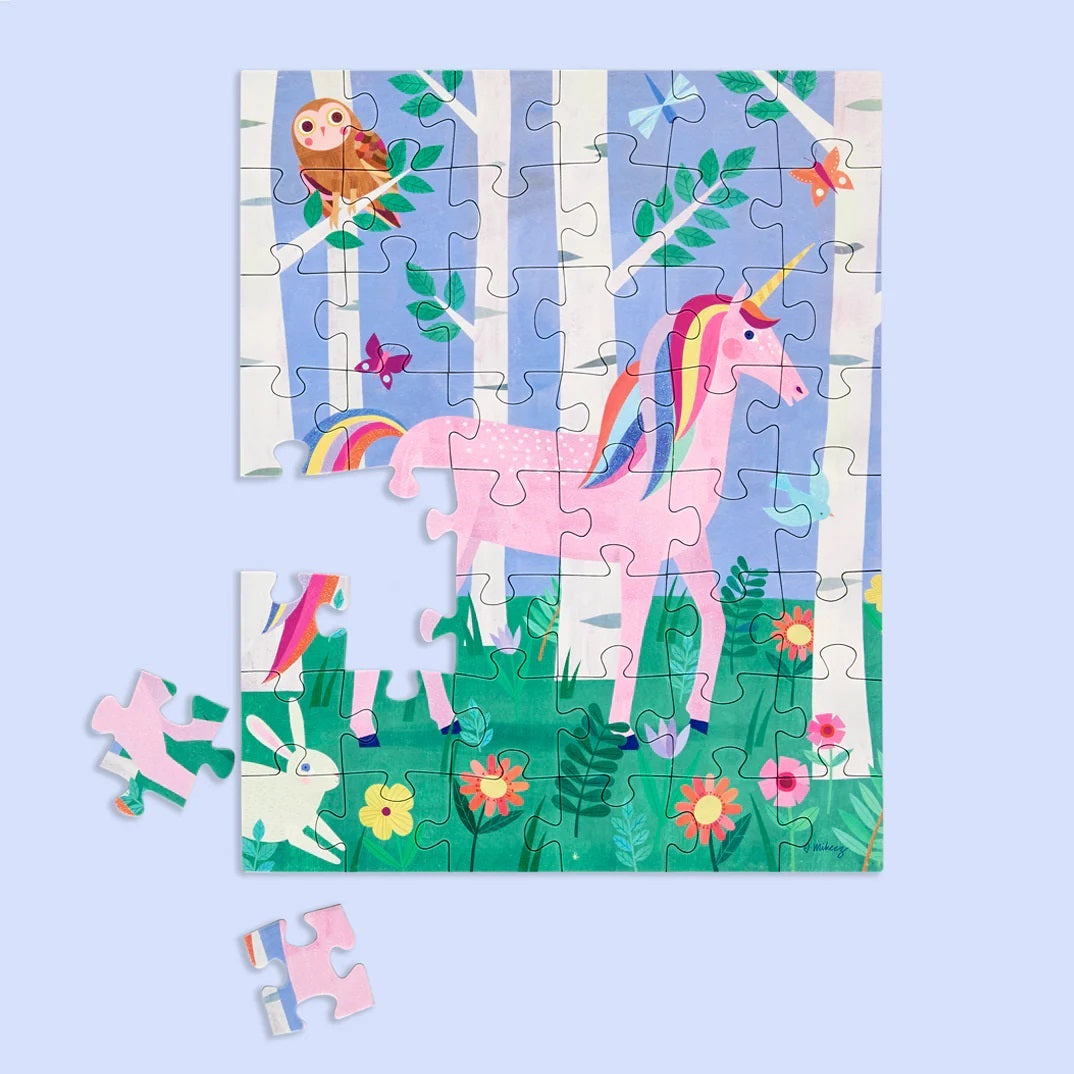 Unicorn Forest Puzzle Snax 48pc #10837