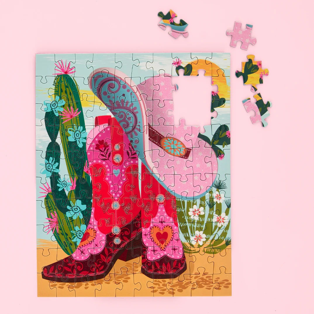 Cowgirl Essentials Puzzle Snax 100pc #10844