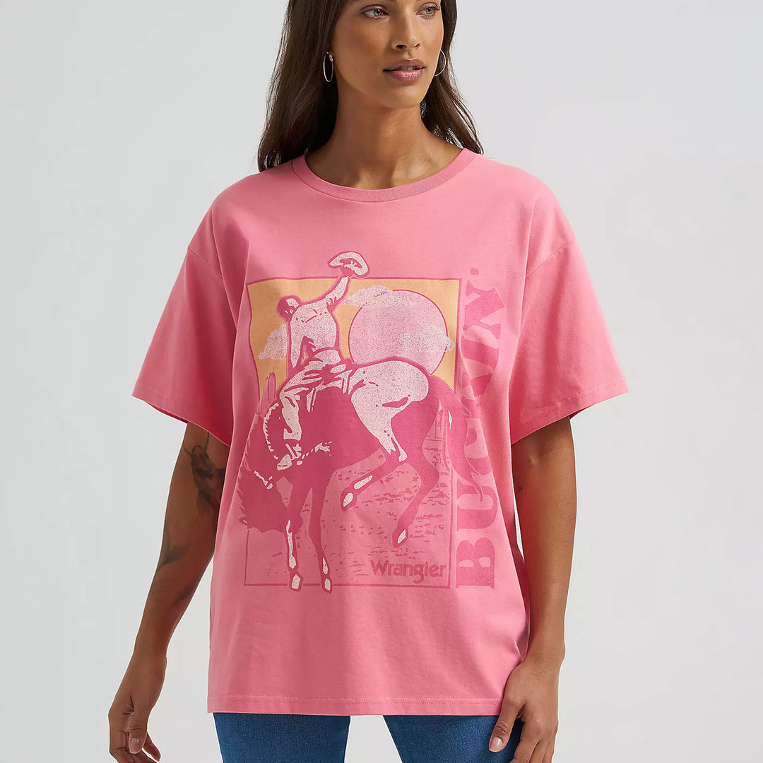 Buckin' Bronco Oversized T-Shirt #112373007