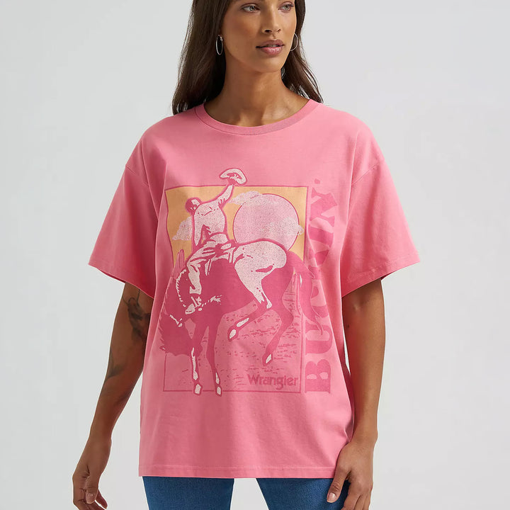 Buckin' Bronco Oversized T-Shirt #112373007