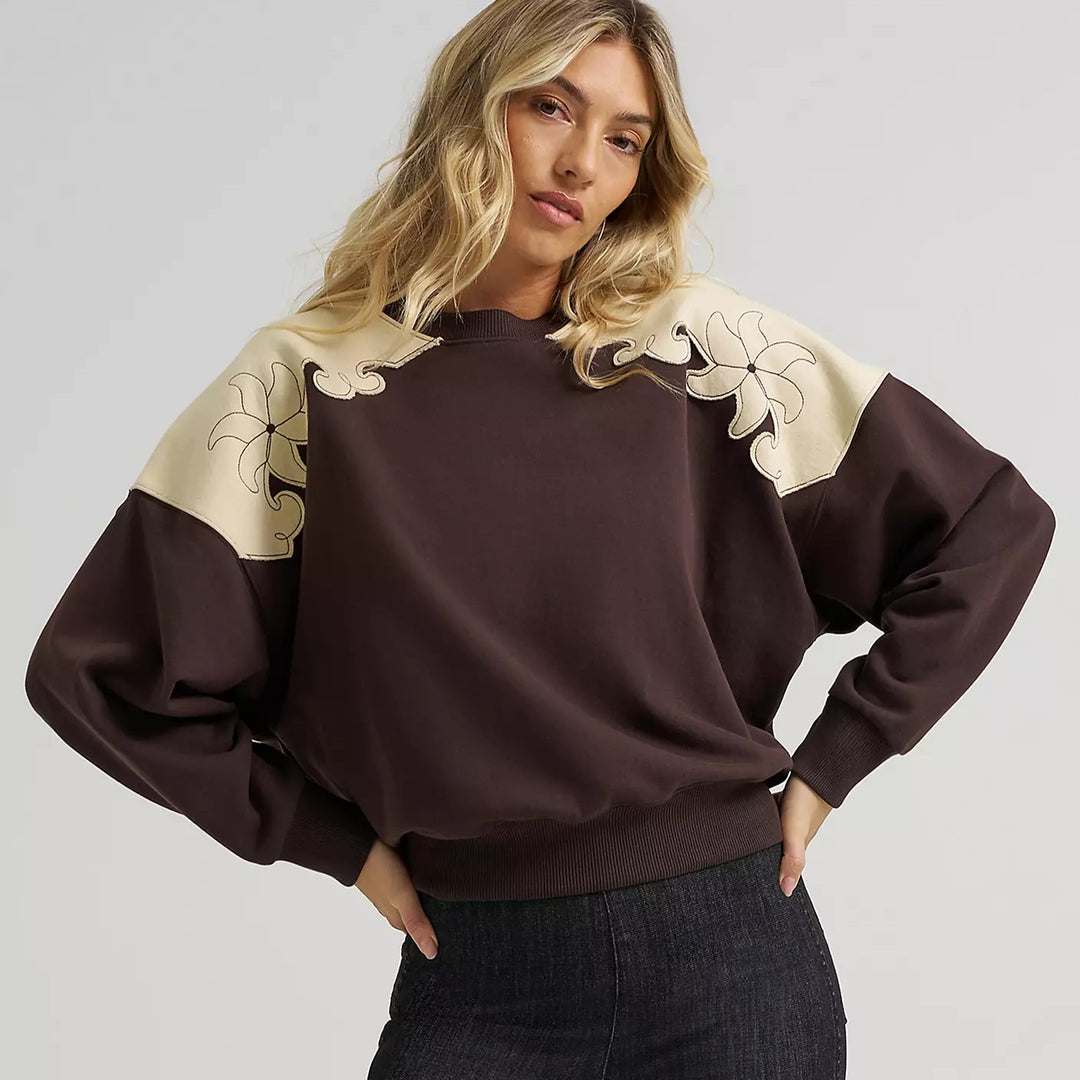 Wrangler x Lainey Wilson French Terry Crew Pullover #112373701