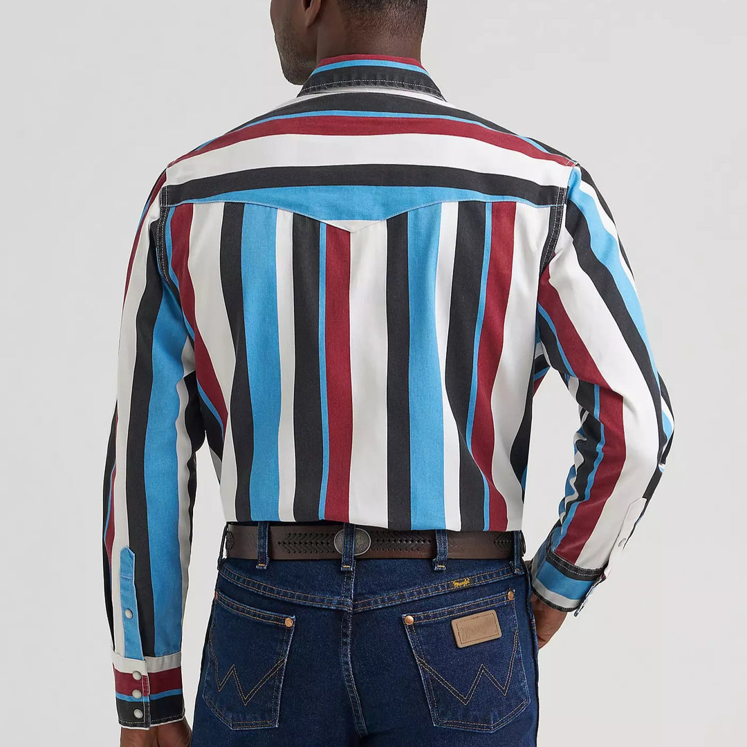 Vintage-Inspired Brushpopper Western Snap Workshirt #112374804