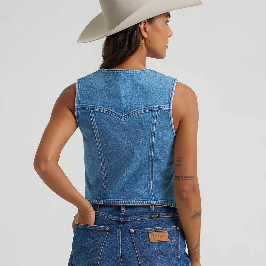 Retro Denim Vest #112375234