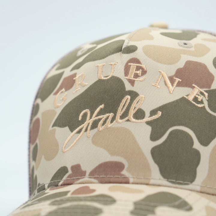 Gruene Hall Logo Camo Cap #112PFP