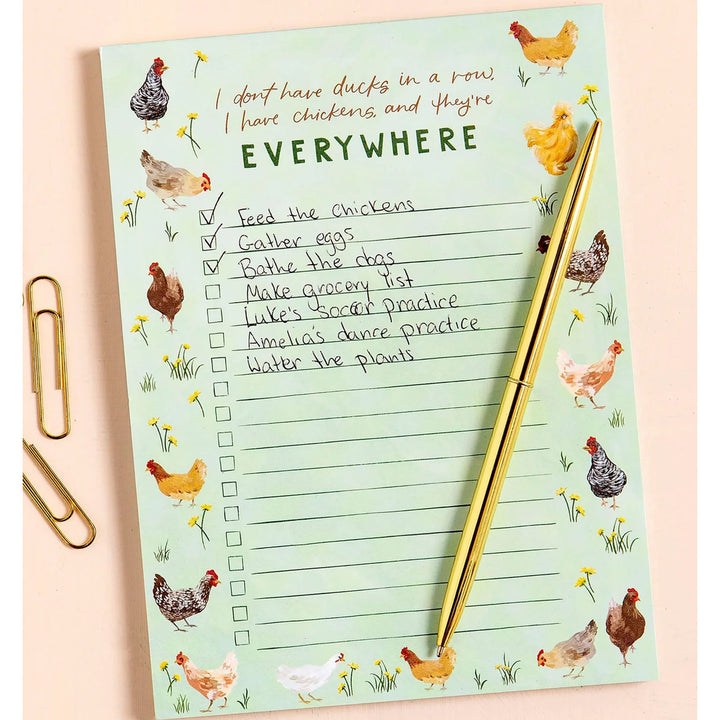 Chicken Meadow Notepad #494217