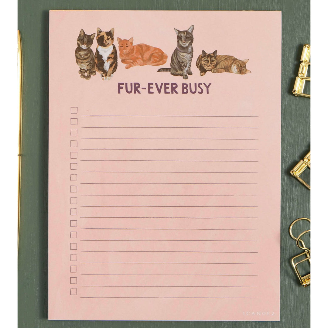 Fur-Ever Busy Cat Notepad #544830