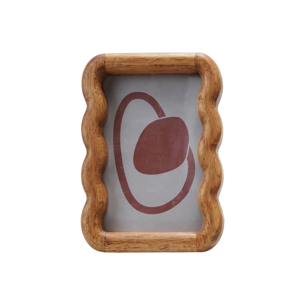 Scalloped Wood Picture Frame #AH3824