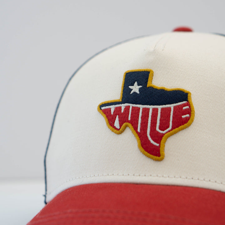 Willie Nelson Patch Valin Trucker Cap #42960A