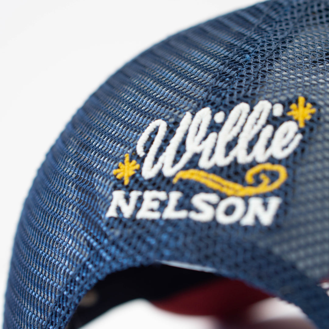Willie Nelson Patch Valin Trucker Cap #42960A