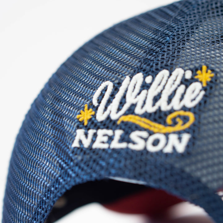 Willie Nelson Patch Valin Trucker Cap #42960A
