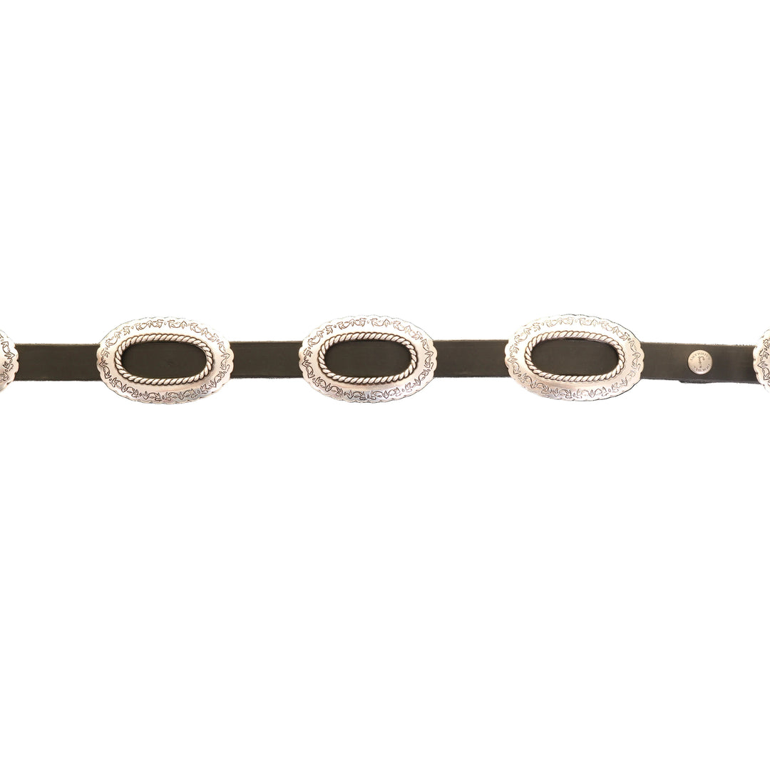 Concho Leather Belt #B1247