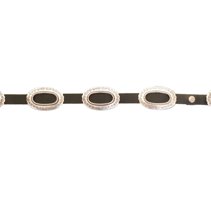 Concho Leather Belt #B1247