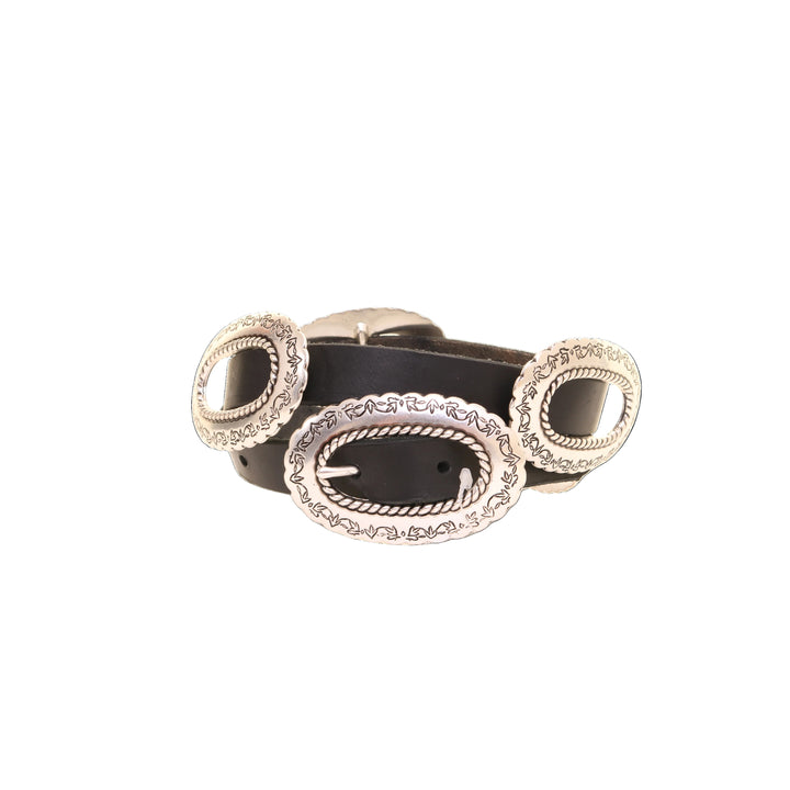 Concho Leather Belt #B1247