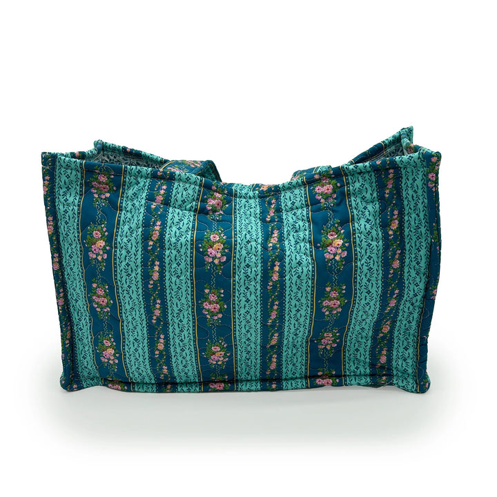 Bella Stripe Quilted Tote Bag #QTB180PK