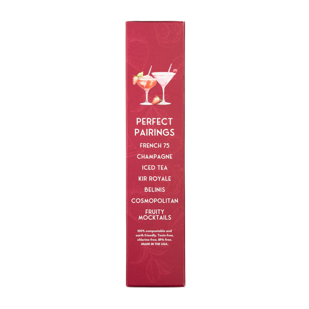 Berry Kiss Seasoned Straws