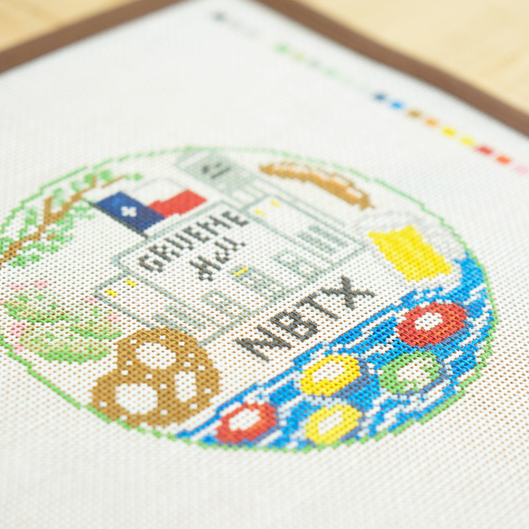 New Braunfels Texas Needlepoint Canvas