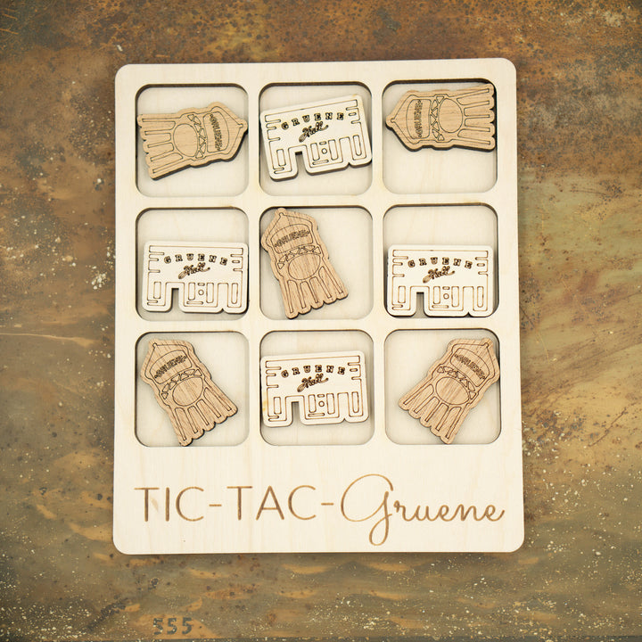 Mini Gruene Hall & Water Tower Tic Tac Toe
