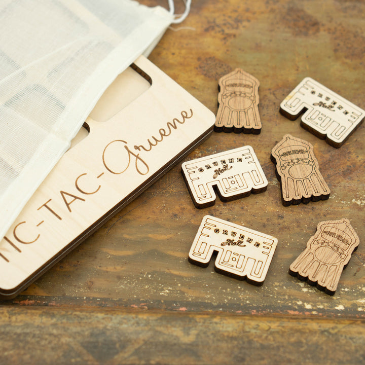 Mini Gruene Hall & Water Tower Tic Tac Toe