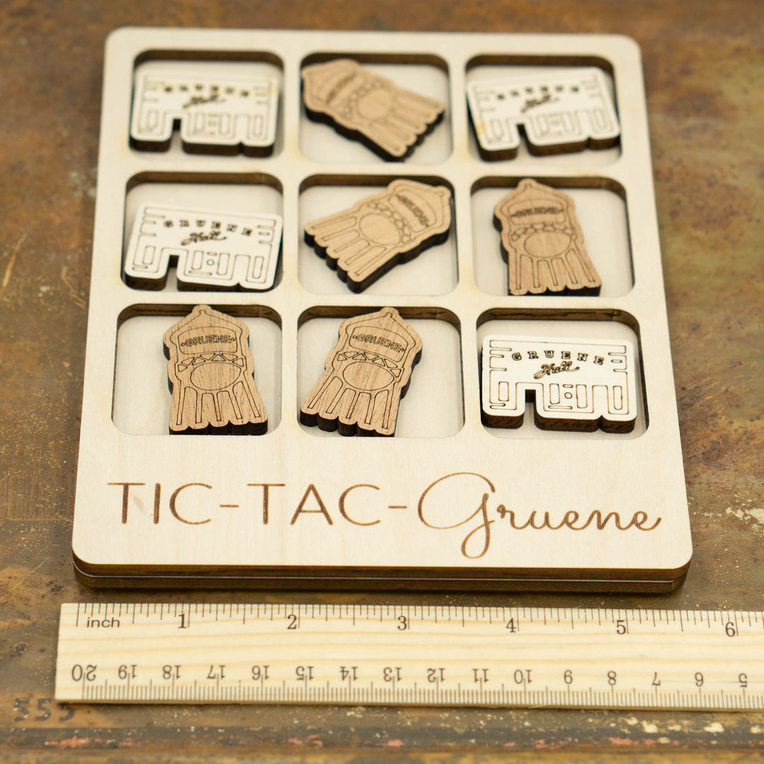 Mini Gruene Hall & Water Tower Tic Tac Toe