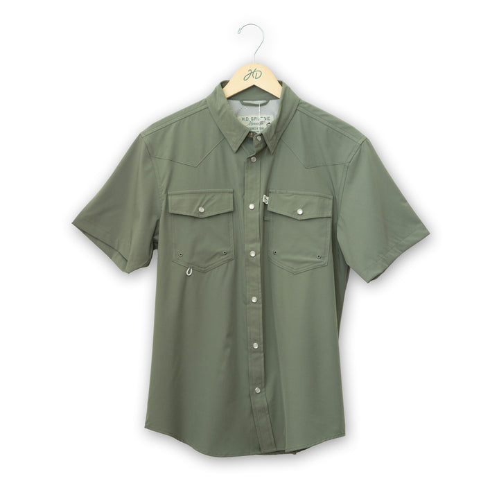 Merc Pearl Snap Fishing Shirt