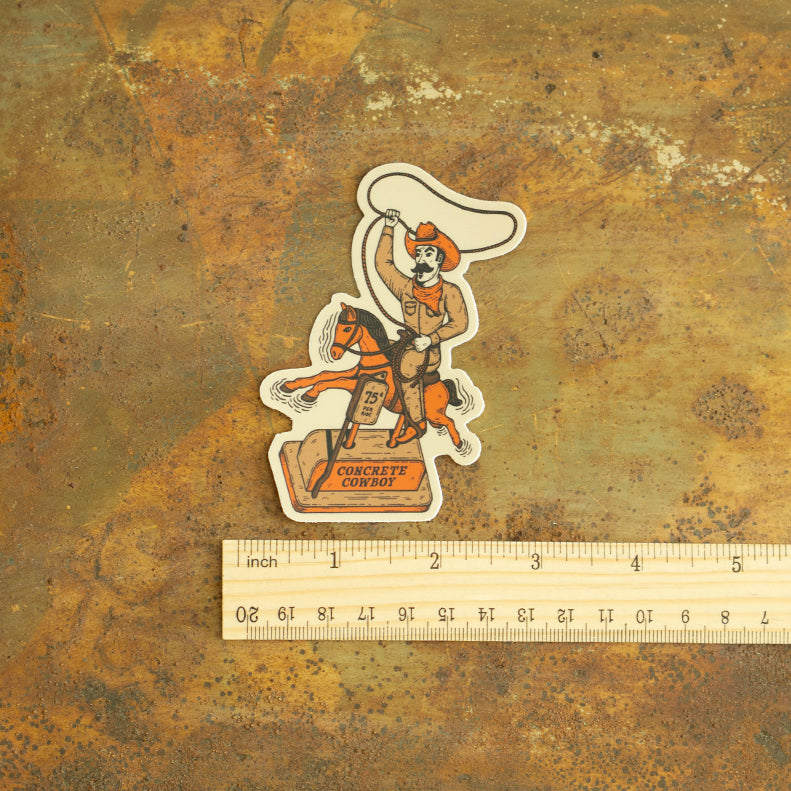 Concrete Cowboy Sticker