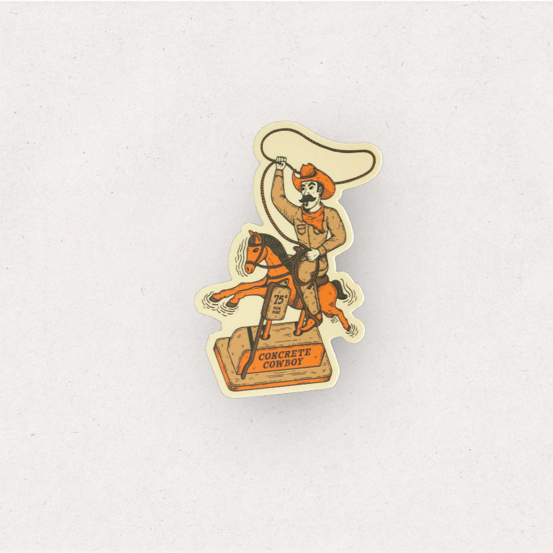 Concrete Cowboy Sticker