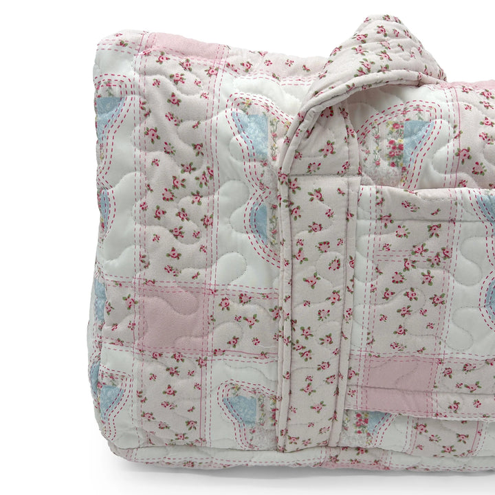 Butterfly Patch Quilted Duffel Bag #QDB214