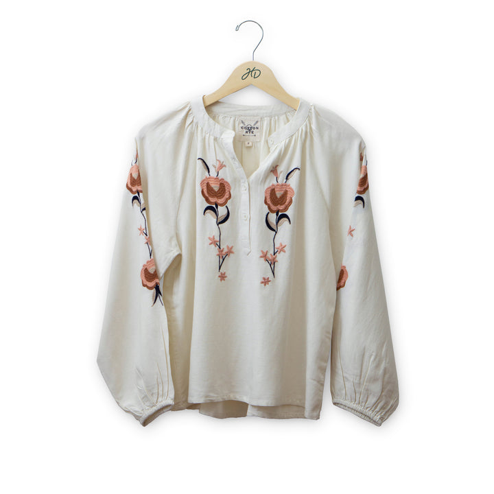 Julia Embroidered Top #CRWW005
