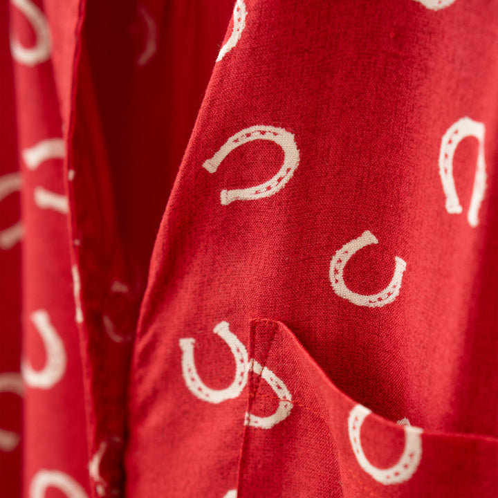 Lucky Horseshoe Button Up Shirt #CRWW027