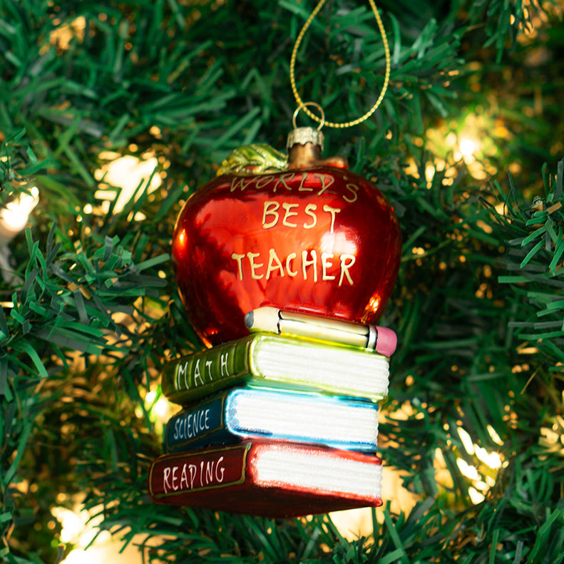 World's Best Teacher Ornament #GO-9381