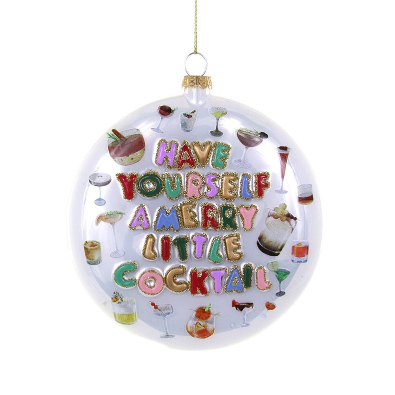 Merry Little Cocktail Ornament #GL-1094