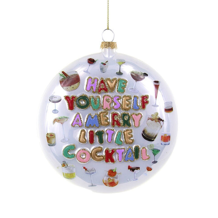 Merry Little Cocktail Ornament #GL-1094