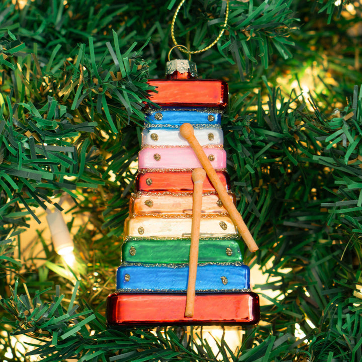 Vintage Toy Xylophone Ornament #GL-1661