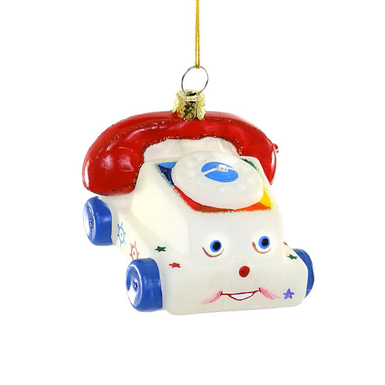 Vintage Toy Phone Ornament #GL-341