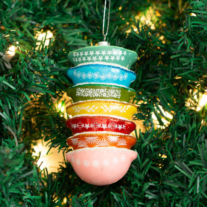Vintage Mixing Bowl Ornament #GL-665