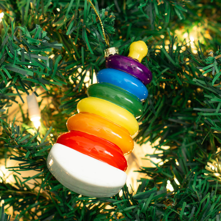 Vintage Toy Ring Ornament #GL-789