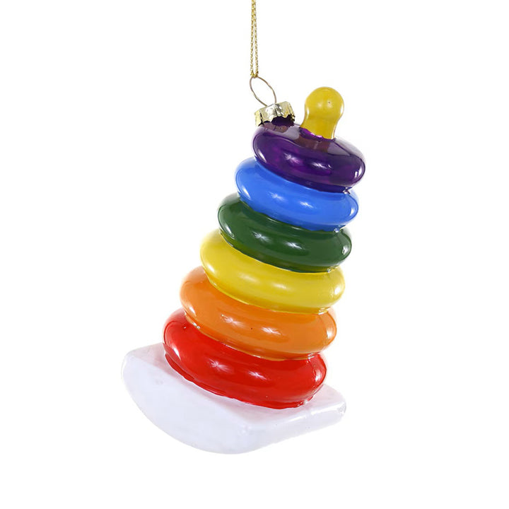 Vintage Toy Ring Ornament #GL-789