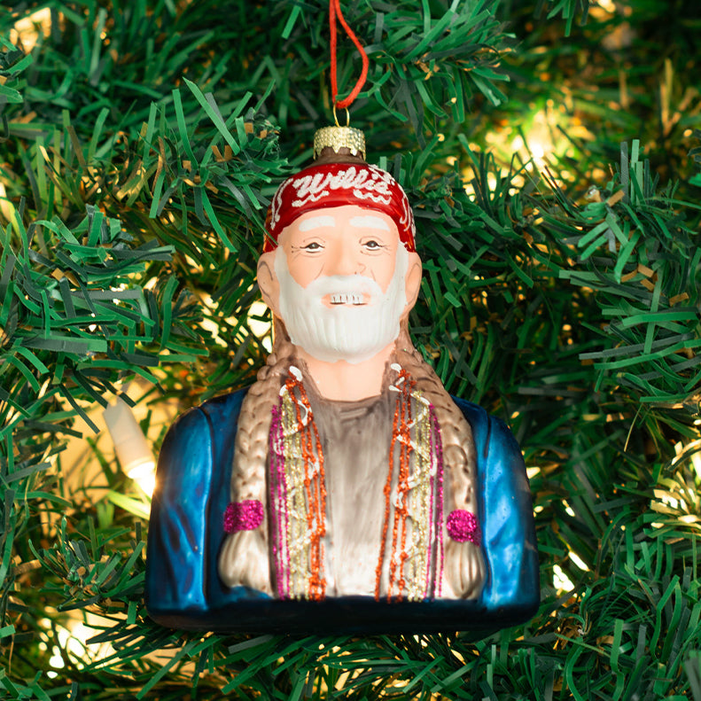 Willie Nelson Bust Ornament #GO-4011