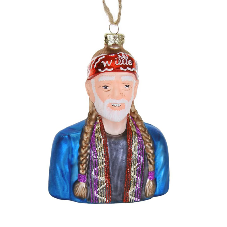 Willie Nelson Bust Ornament #GO-4011