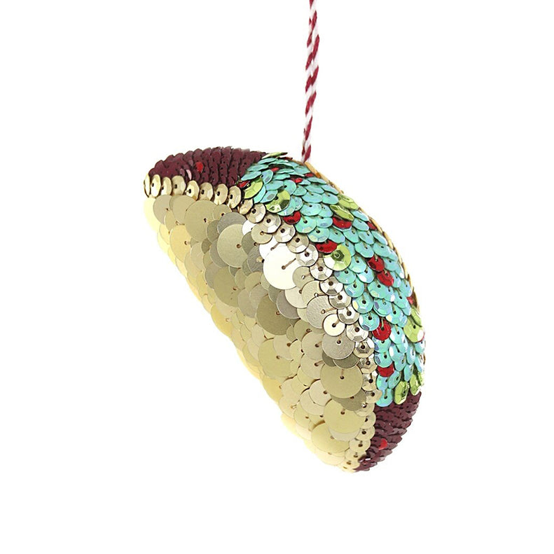 Sequin Taco Ornament #MO-5628
