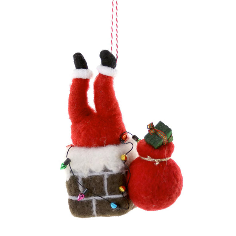 Santa Is Stuck Ornament #WO-2887