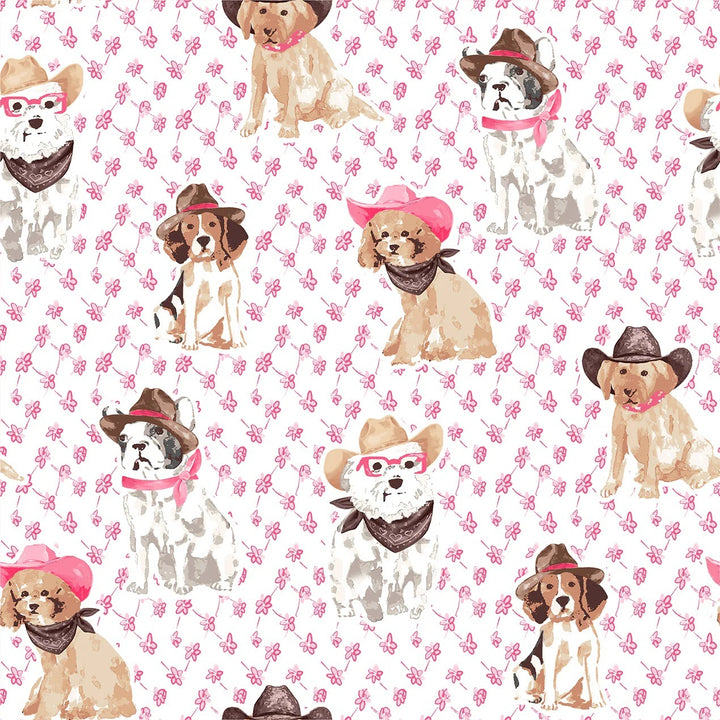 Cowboy Pups Quilted Hot Tool Bag