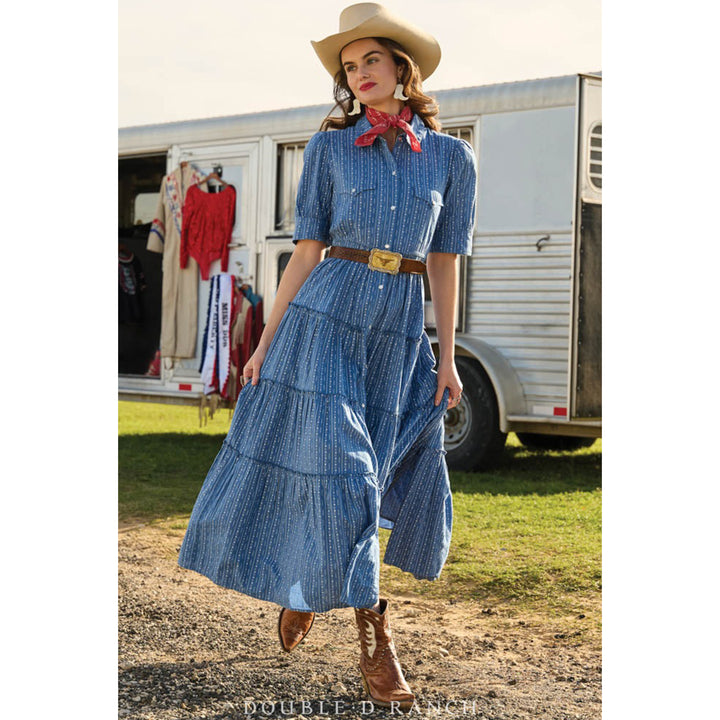 Bunting Blues Dress #D1508