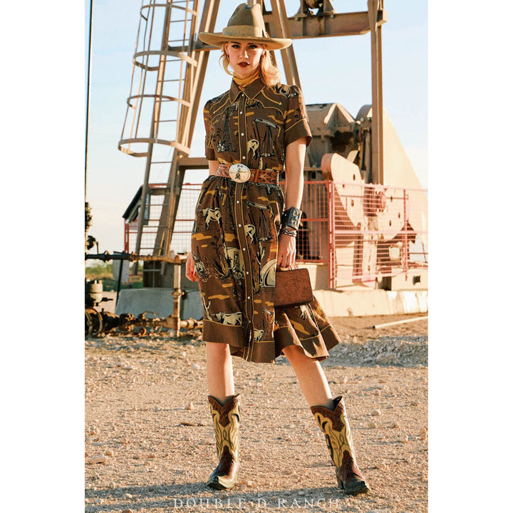 Oil Camp Dress #D1513