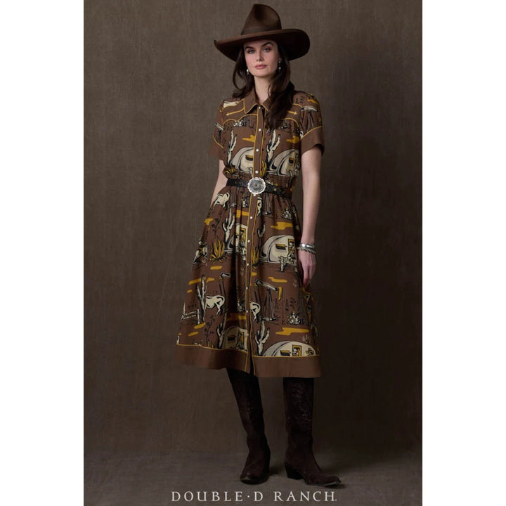 Oil Camp Dress #D1513