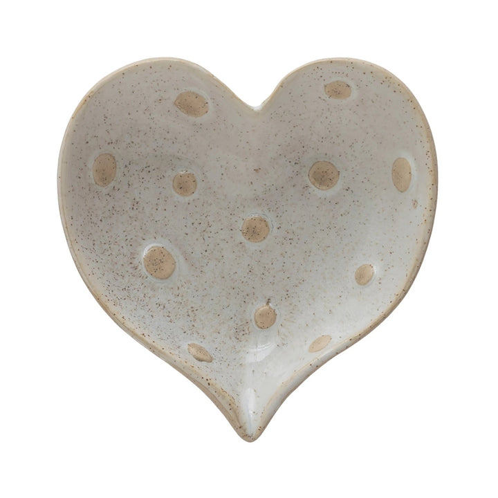 Stoneware Heart Trinket Dish #DF6645