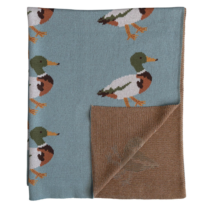 Duck Cotton Knit Blanket #DF7549